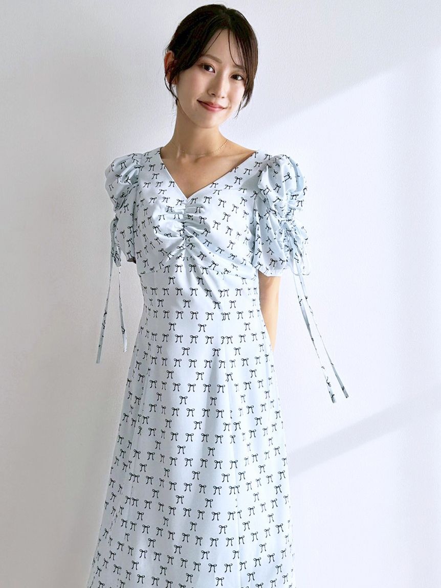 SNIDEL「リボンモチーフワンピース」|ワンピース|LBLU