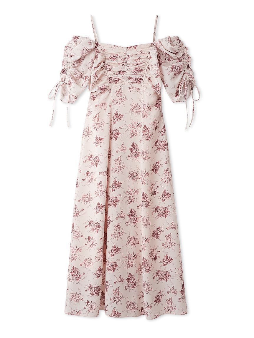 SNIDEL「【WEB限定/ROSE Collection】ROSEプリントワンピース」|ワンピース|