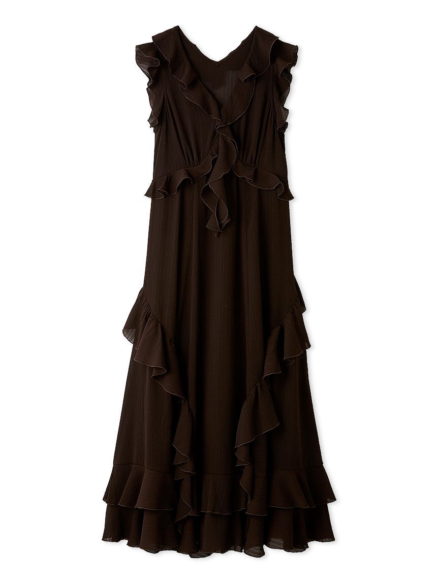 LILY BROWN「ラッフルフリルフレアワンピース」|ワンピース|DBRW