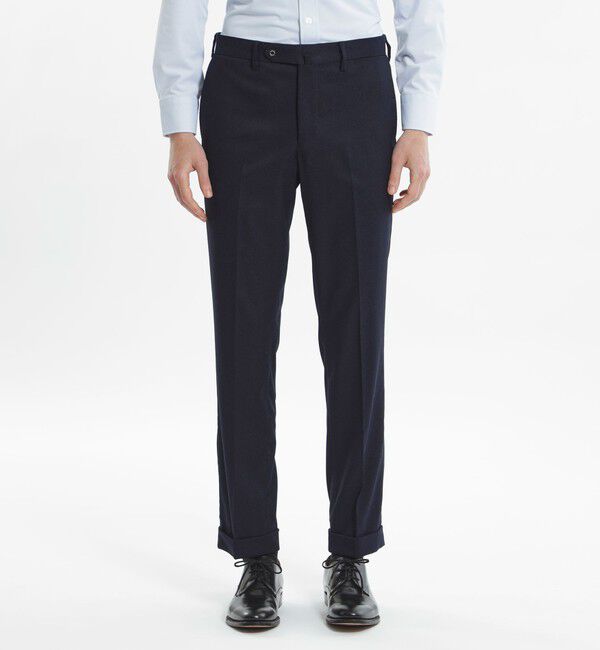 MACKINTOSH PHILOSOPHY「【24年秋冬モデル】トロッター トラウザーズ #000（ナンバーゼロ）バーズアイストレッチ　リサイクル」|スラックス|