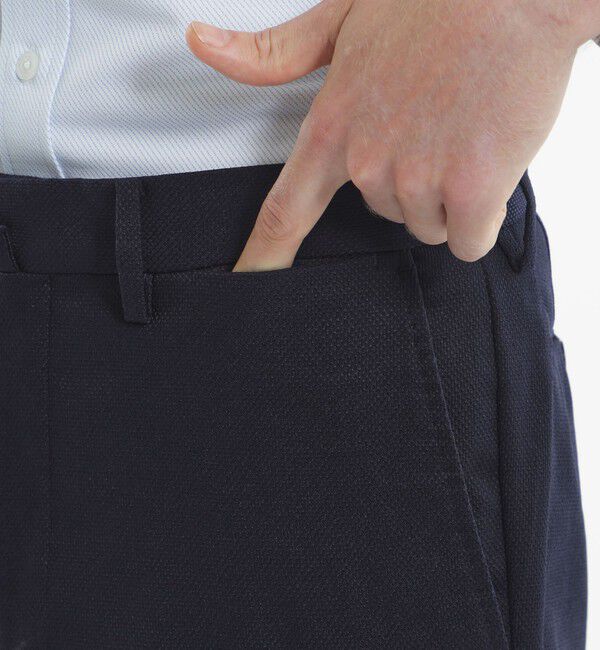 MACKINTOSH PHILOSOPHY「【24年秋冬モデル】トロッター トラウザーズ #000（ナンバーゼロ）バーズアイストレッチ　リサイクル」|スラックス|