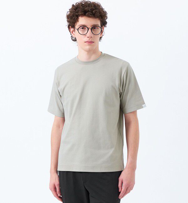 MACKINTOSH PHILOSOPHY「ミニチェックリンクス クルーネックTシャツ」|Tシャツ・カットソー|ライトグレー