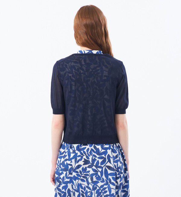 MACKINTOSH PHILOSOPHY「【Heavenly Sheer Knit】 ハーフスリーブカーディガン」|ニット・セーター|