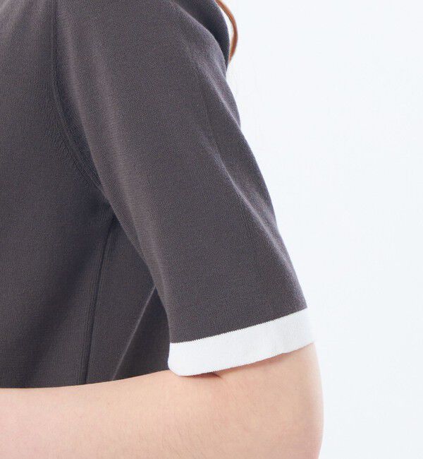 MACKINTOSH PHILOSOPHY「【2025年秋冬モデル】Cleric Collar Knit ハーフスリーブ」|ニット・セーター|