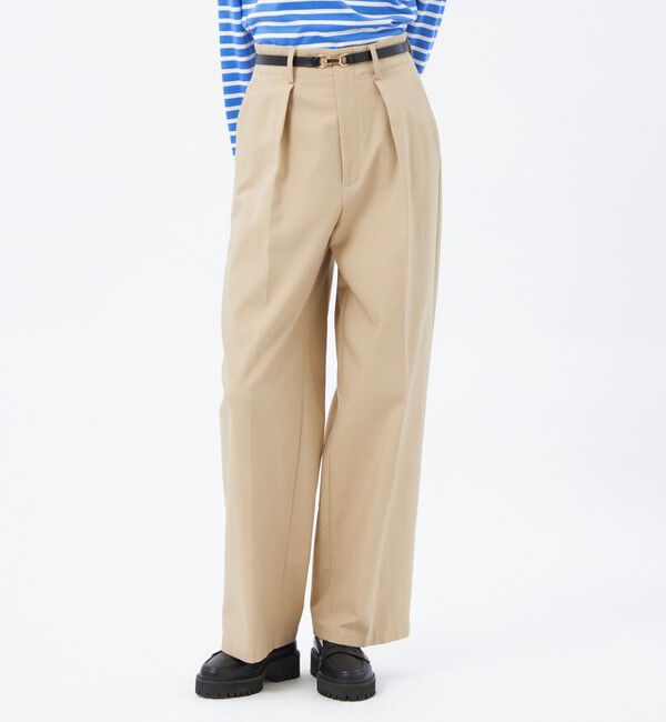 MACKINTOSH PHILOSOPHY「インタックワイドチノパンツ」|その他|ベージュ