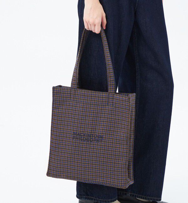 MACKINTOSH PHILOSOPHY「チェックツイードロゴトート」|トートバッグ|