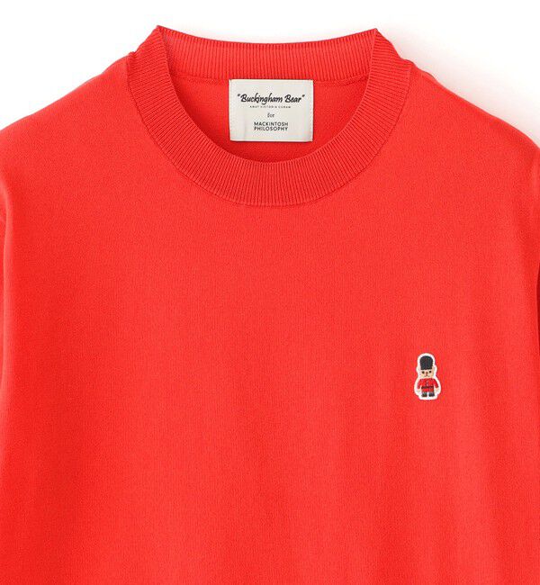 MACKINTOSH PHILOSOPHY「【WEB&一部店舗限定】バッキンガムベア ワッペンクルーネックニット」|ニット・セーター|