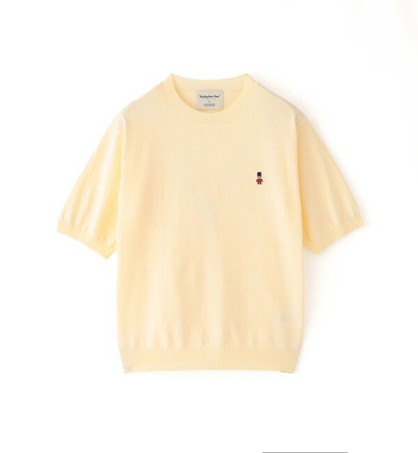 MACKINTOSH PHILOSOPHY「【WEB&一部店舗限定】バッキンガムベア ワッペンクルーネックニット」|ニット・セーター|イエロー