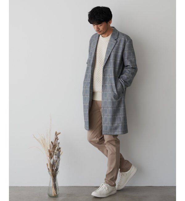 IKKA LOUNGE「【消臭】EASYSTRETCHチェスターコート」|トレンチコート|