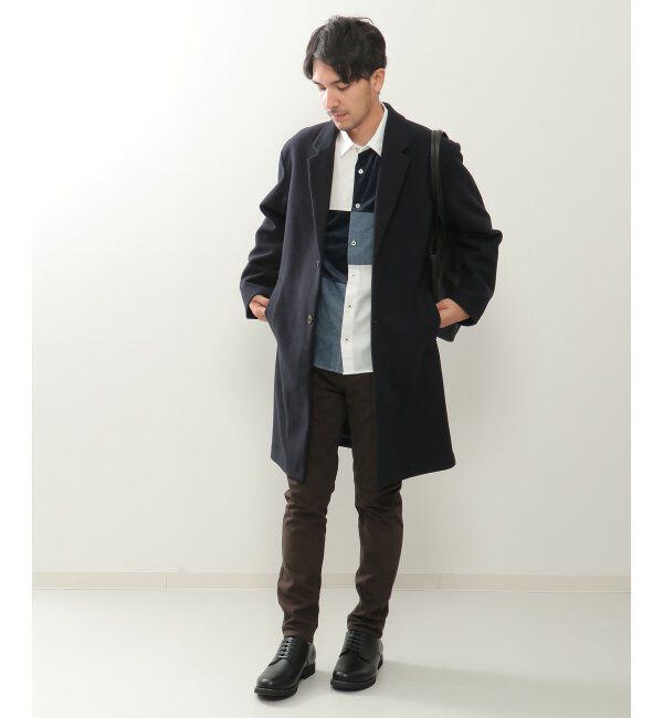 IKKA LOUNGE「【消臭】EASYSTRETCHチェスターコート」|トレンチコート|