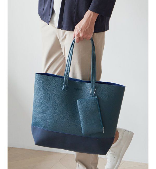 ikka「バイカラーシュリンクトートバッグ」|その他|