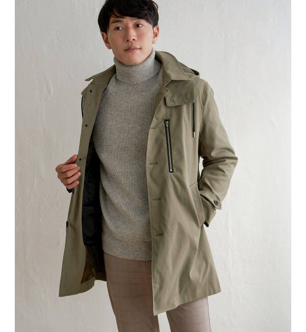 IKKA LOUNGE「2WAYライナー付きステンカラーコート」|その他|