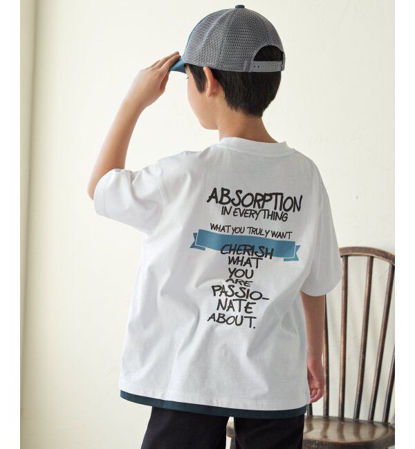 ikka kids「裾レイヤープリントアソートTシャツ（120~160cm）」|Tシャツ・カットソー|