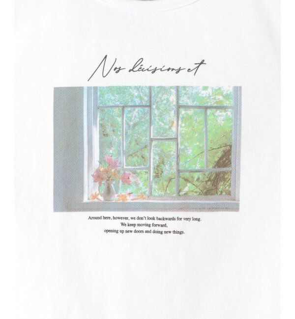 ikka kids「【親子おそろい】ボリュームパフ袖プリントTシャツ（120~160cm）」|Tシャツ・カットソー|