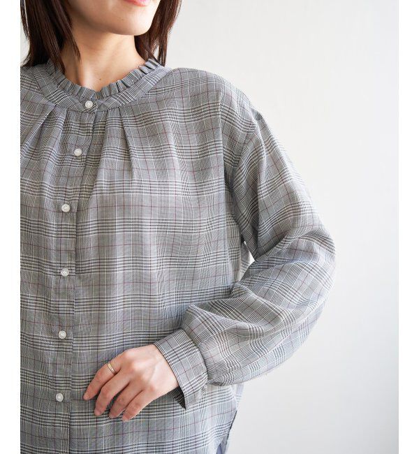 ikka「襟フリル2WAYブラウス」|シャツ・ブラウス|