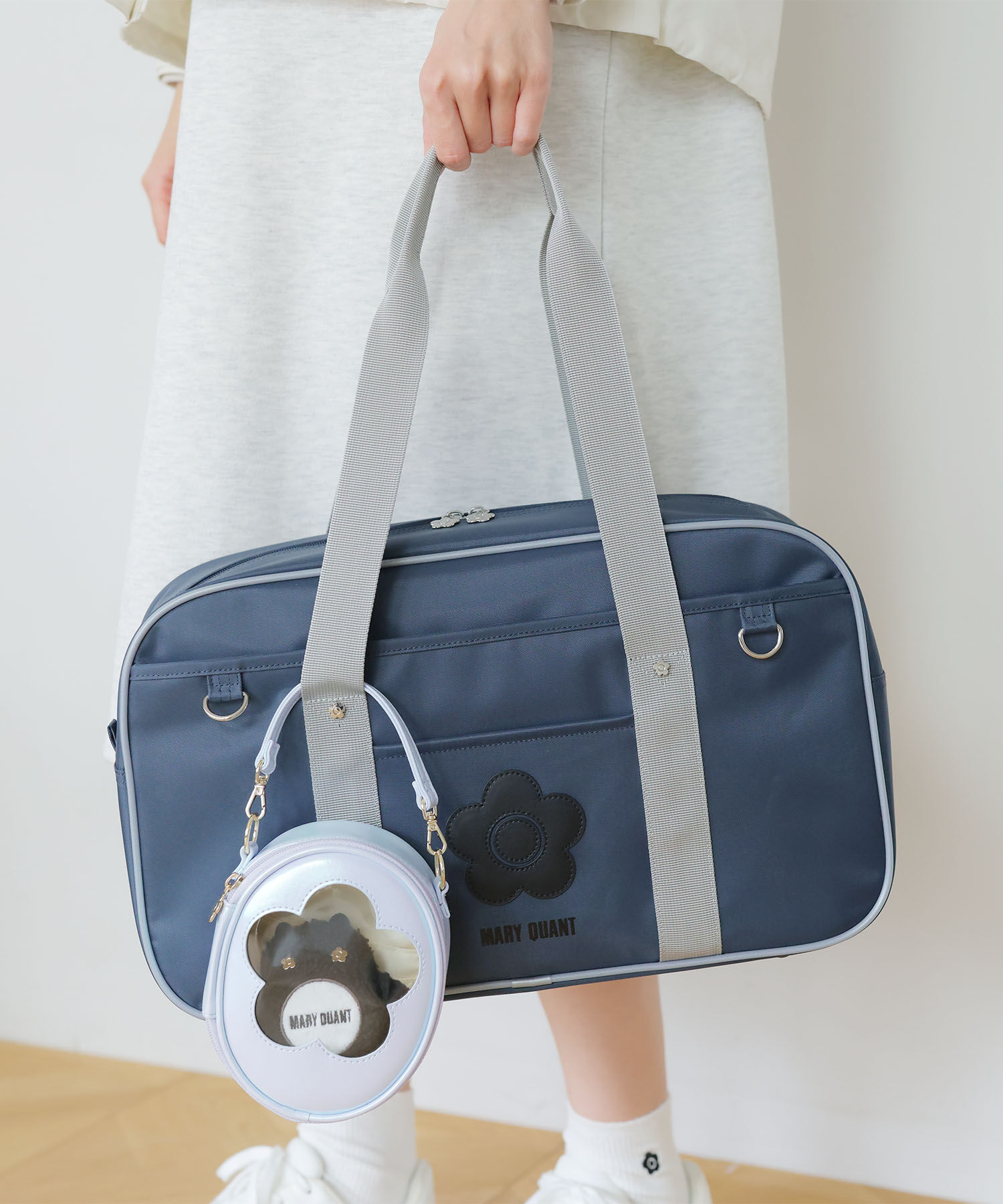 MARY QUANT「デイジークリアフレーム フェイバリットポーチ」|ポーチ|