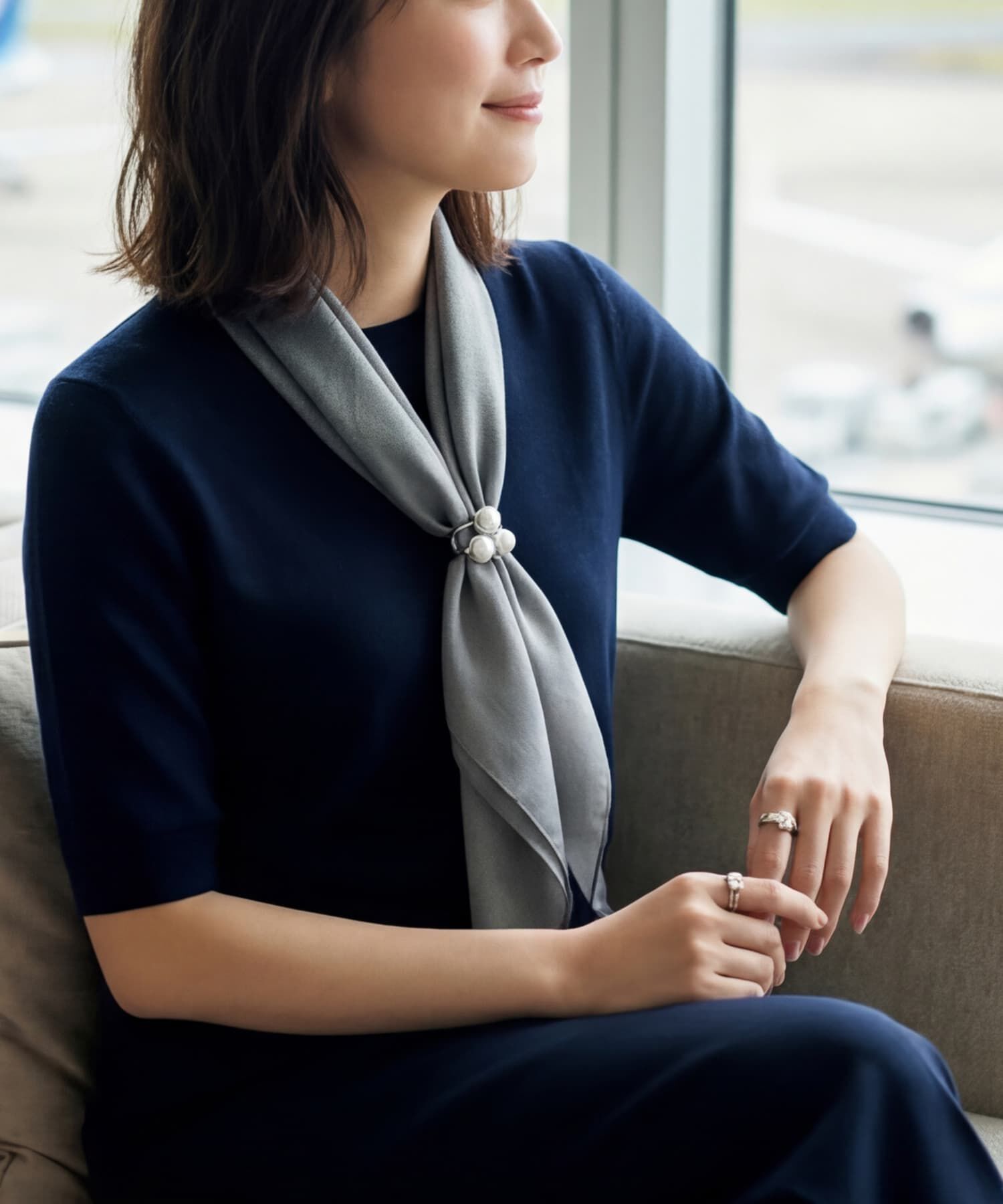 STYLE DELI「【DELI by】パールビーズスカーフリング」|その他|