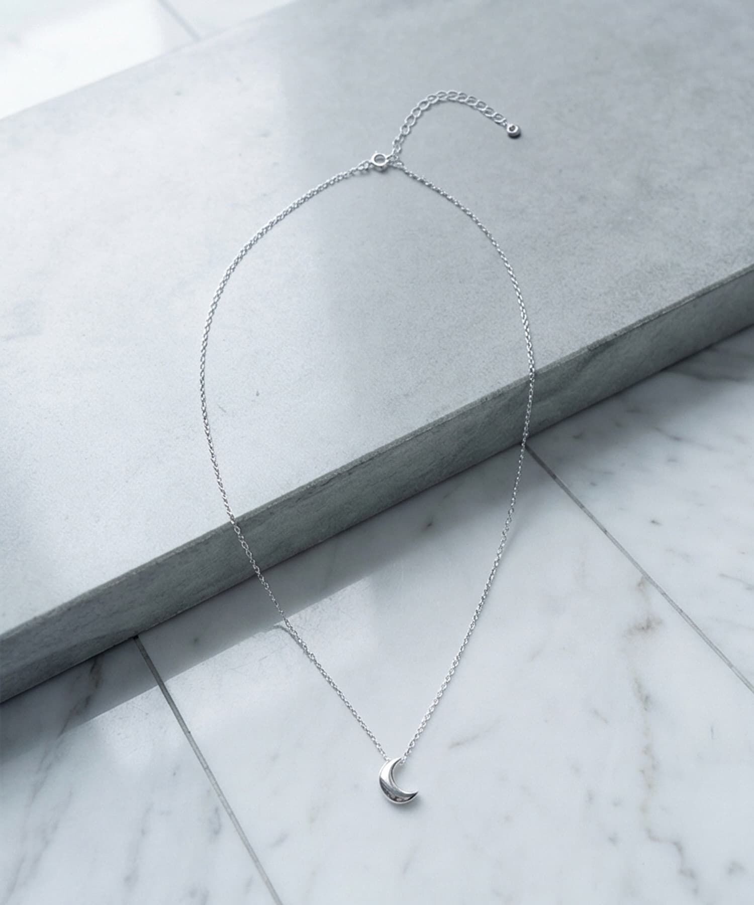 STYLE DELI「SV925クレセントムーンネックレス」|ネックレス|
