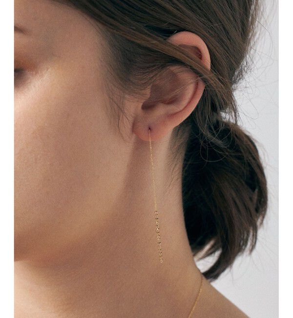 ete「K18YG e_Grain アメリカンピアス」|ピアス|