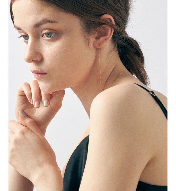 ete「K18YG e_Grain アメリカンピアス」|ピアス|