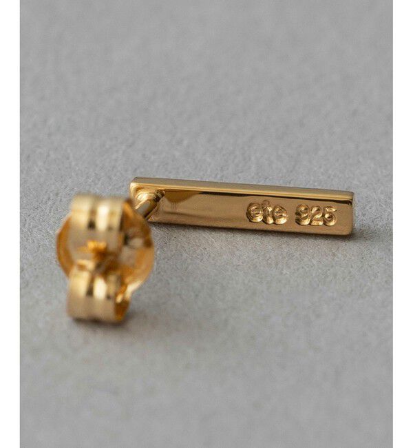 ete「ビジュー バー ピアス」|ピアス|
