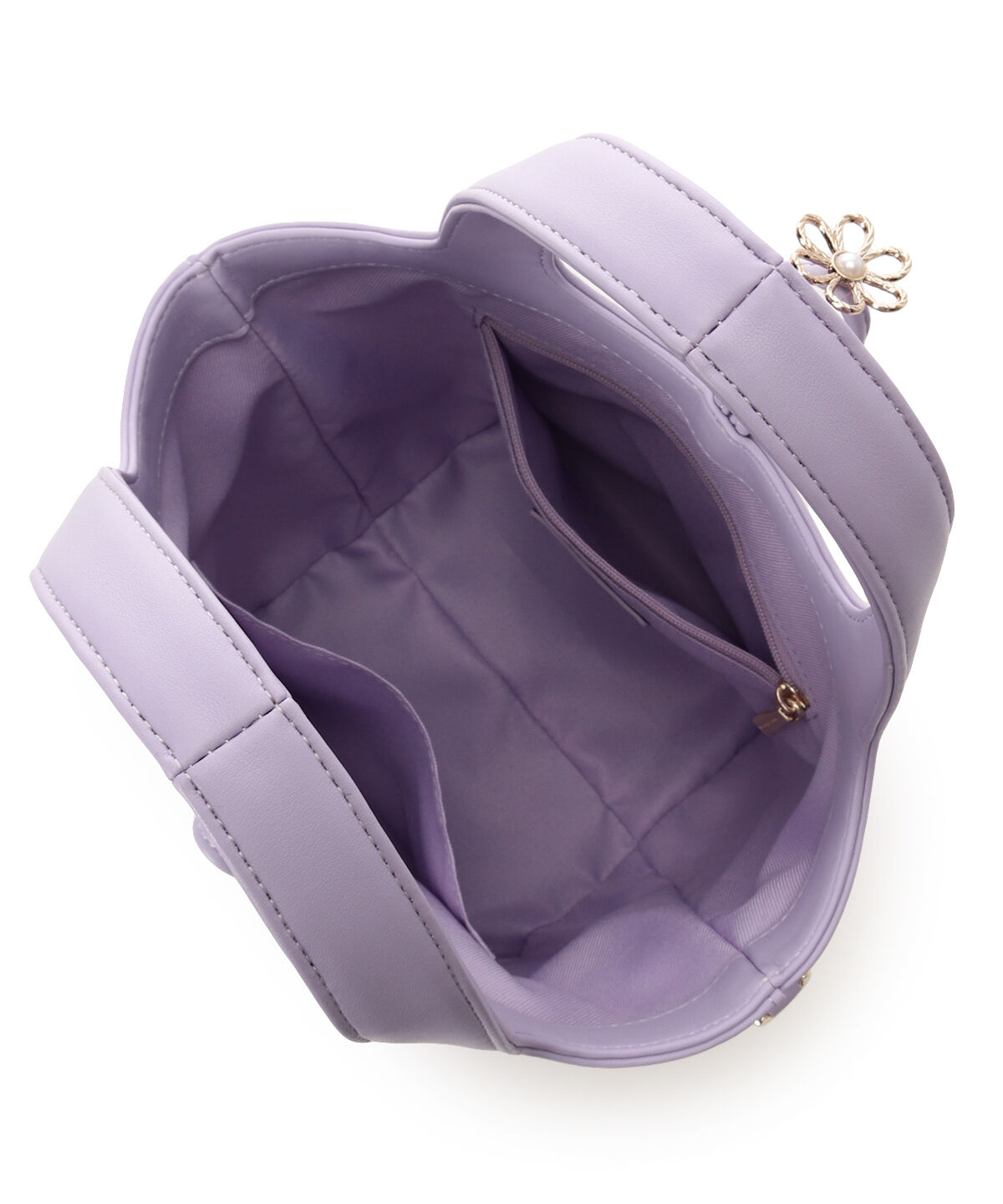 Samantha Thavasa「オリジナルフラワーモチーフ金具 ハンドバッグ」|ハンドバッグ|