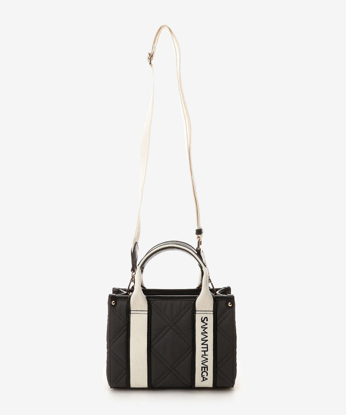 Samantha Vega「ロゴテープキルティングショルダーバッグ（ミニ）」|ショルダー・メッセンジャー|