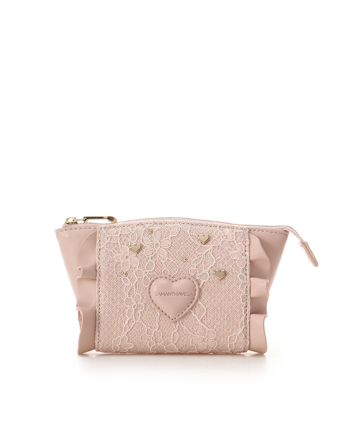 Samantha Vega「レースハートベルトポーチ」|ポーチ|ピンク