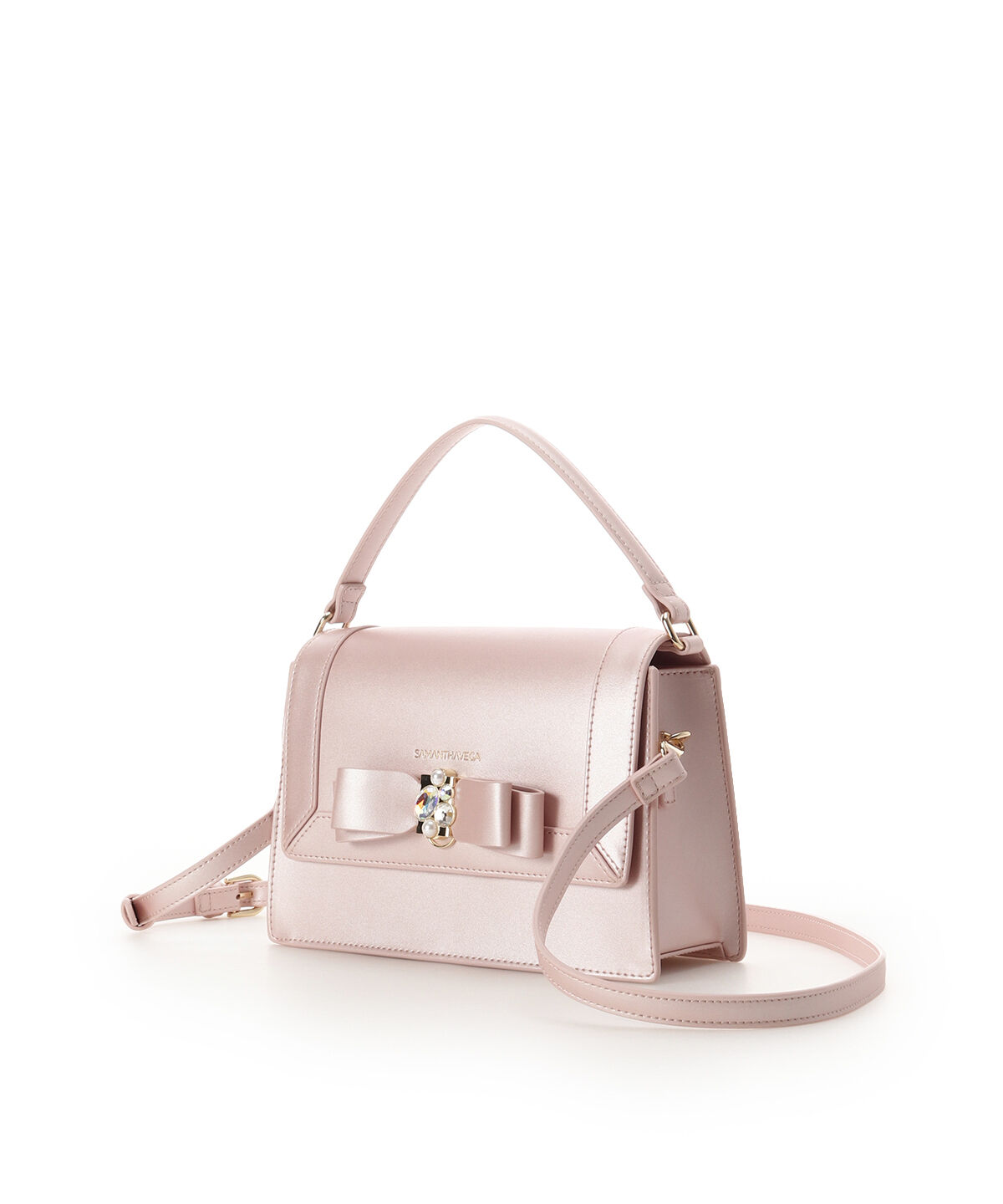 Samantha Vega「パールカラージュエルリボンショルダーバッグ」|ショルダー・メッセンジャー|