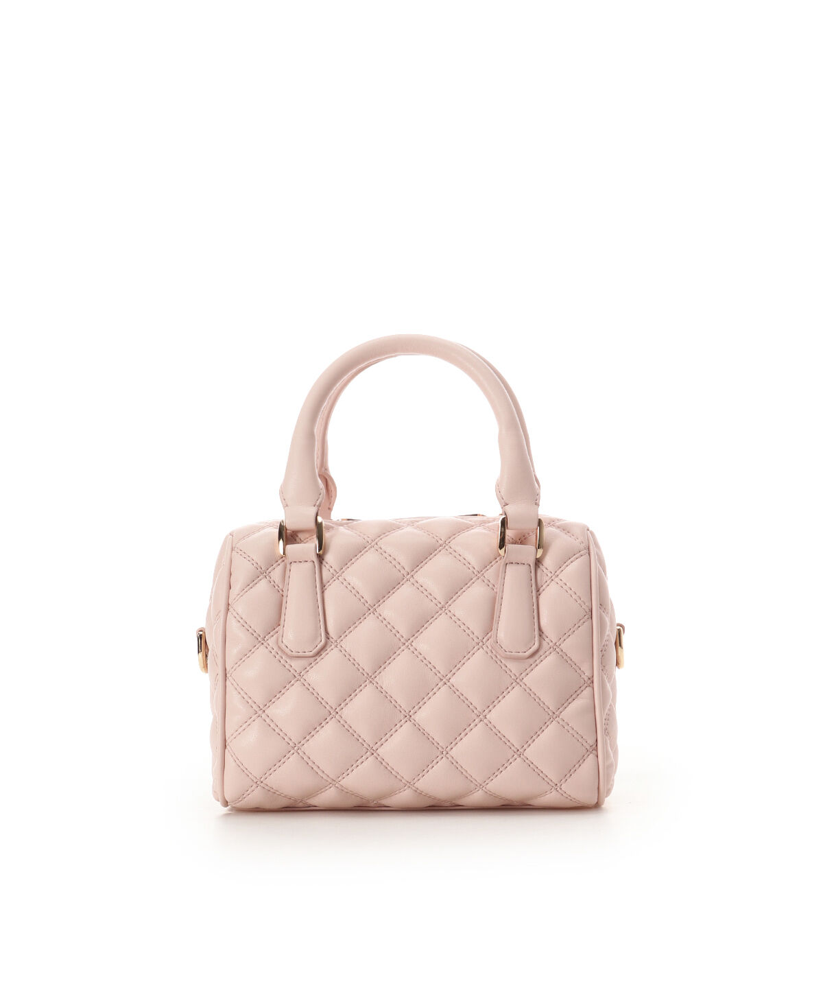 Samantha Vega「ダブルステッチダイヤキルトハンドバッグ」|ハンドバッグ|