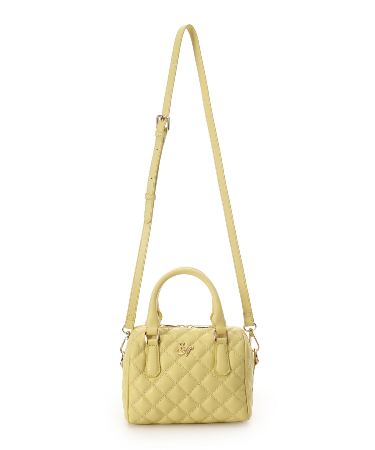 Samantha Vega「ダブルステッチダイヤキルトハンドバッグ」|ハンドバッグ|