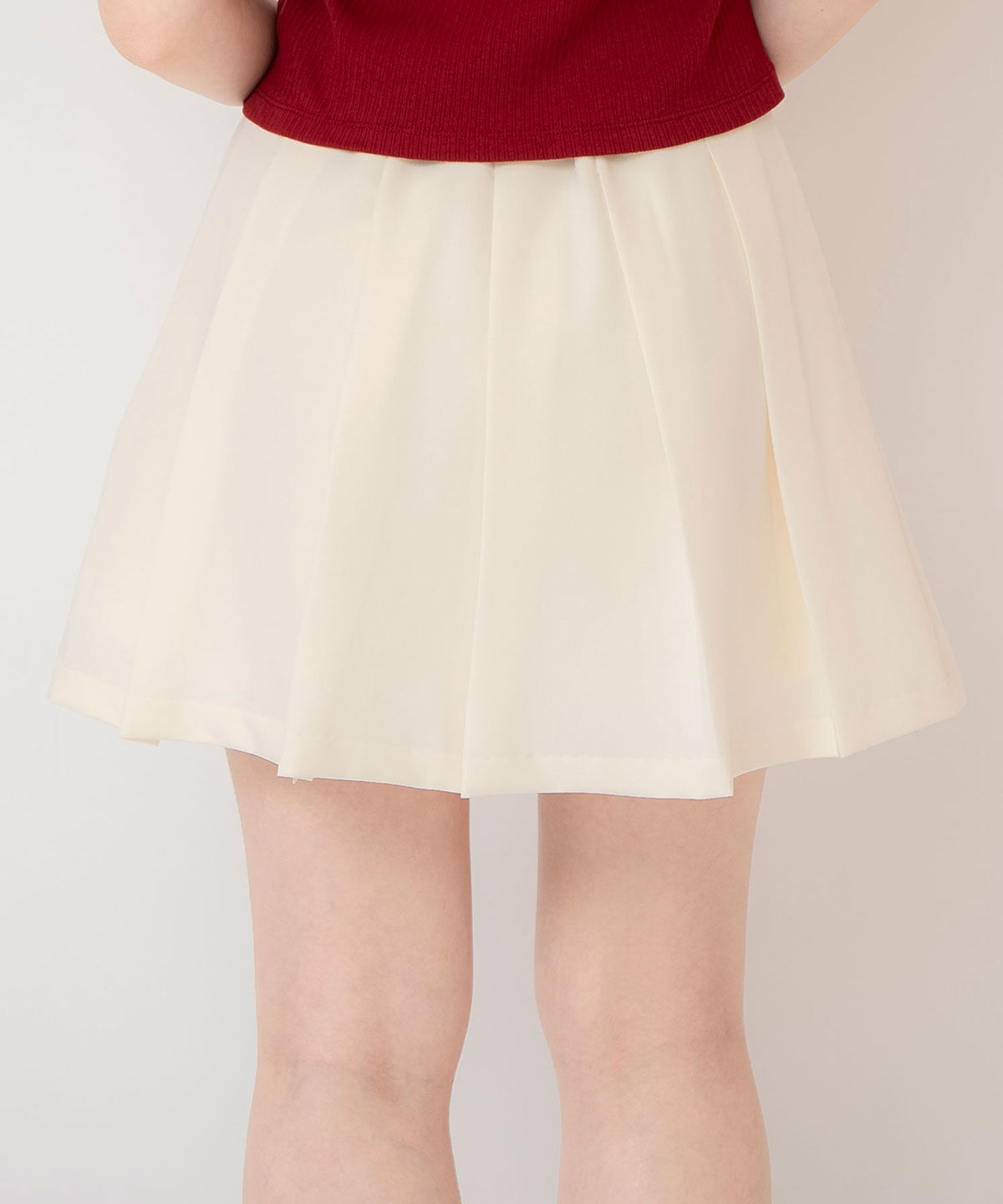 REDYAZEL「プリーツスカートルックショートパンツ」|キュロット|