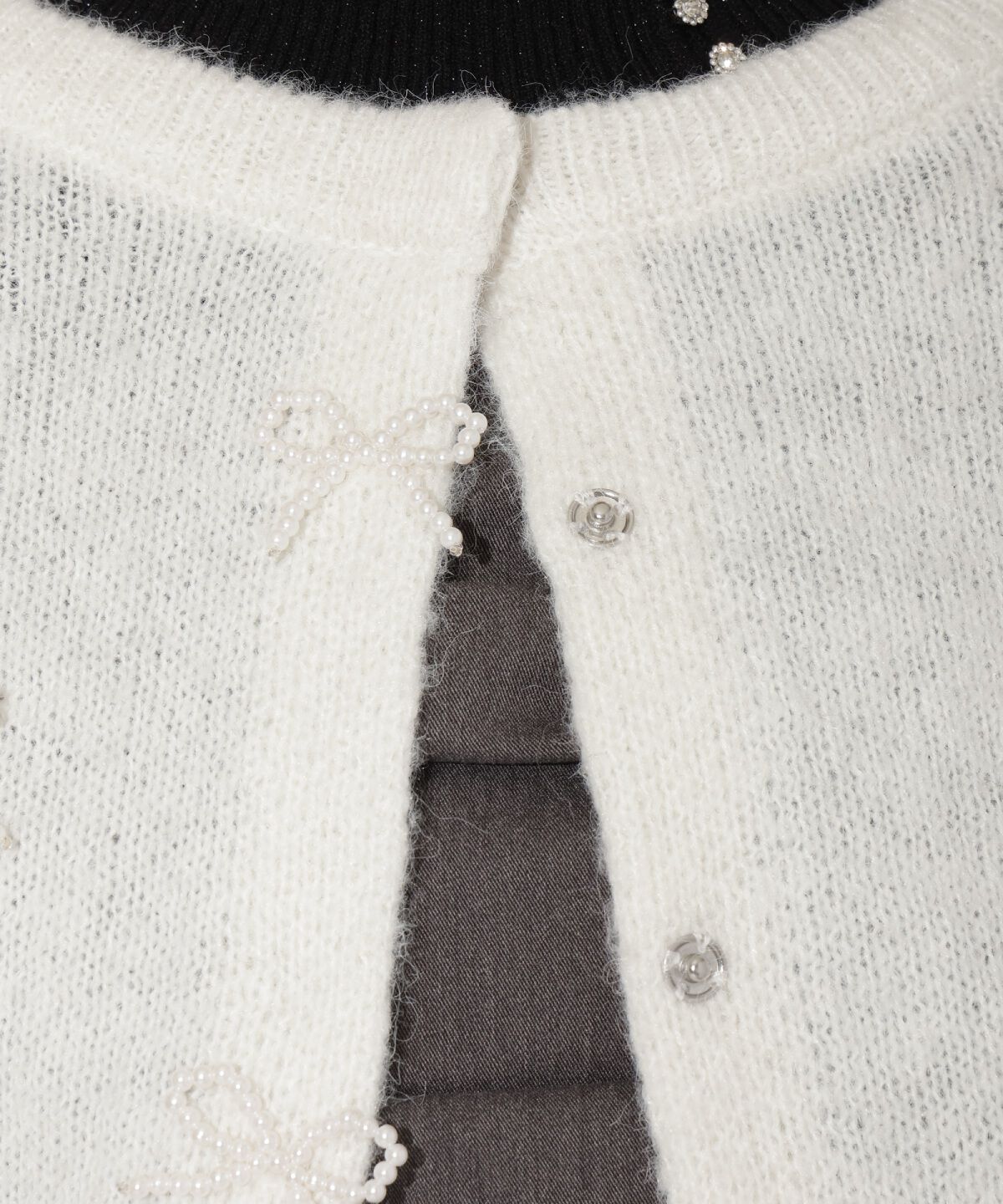 WILLSELECTION「リボンパーツ付きカーディガン」|カーディガン|