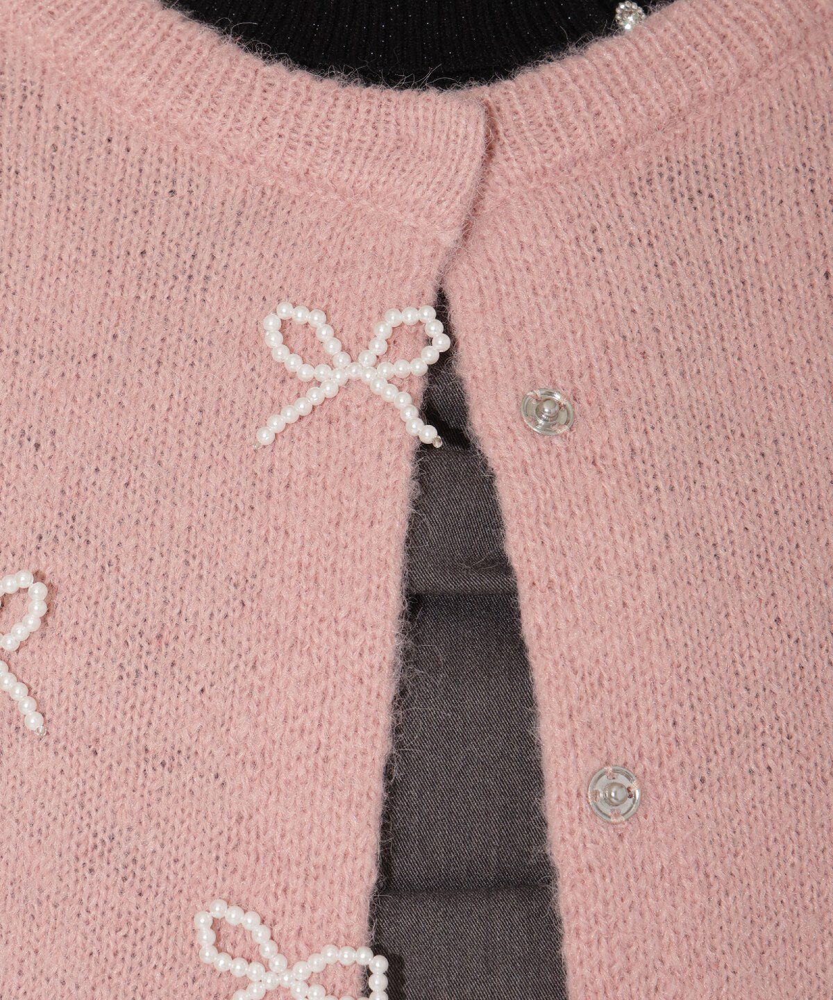 WILLSELECTION「リボンパーツ付きカーディガン」|カーディガン|