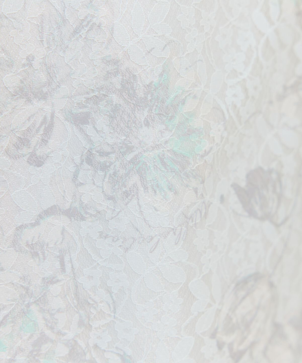 WILLSELECTION「ニュアンスフラワーレースプリントワンピース」|ワンピース|