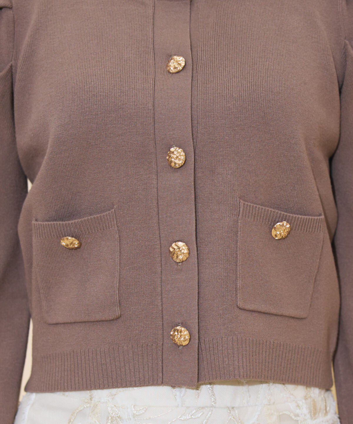 WILLSELECTION「タックスリーブニットカーディガン」|カーディガン|