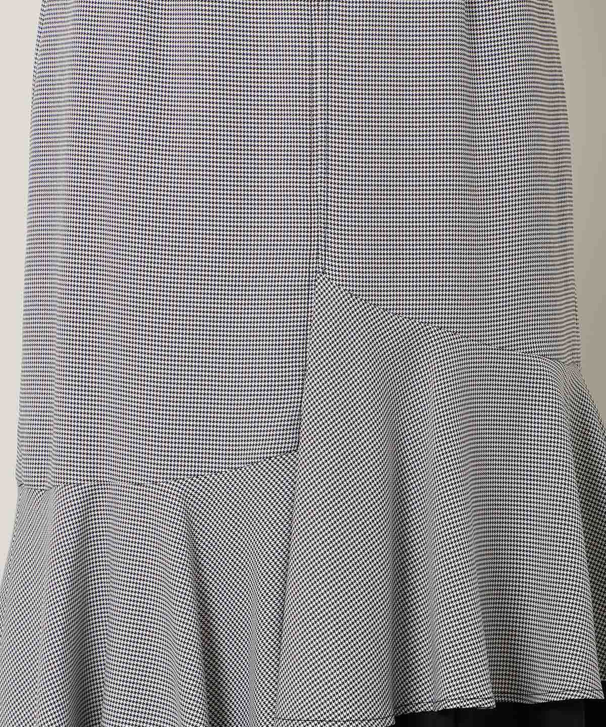 WILLSELECTION「アシンメトリーレイヤードヘムスカート」|フレア|