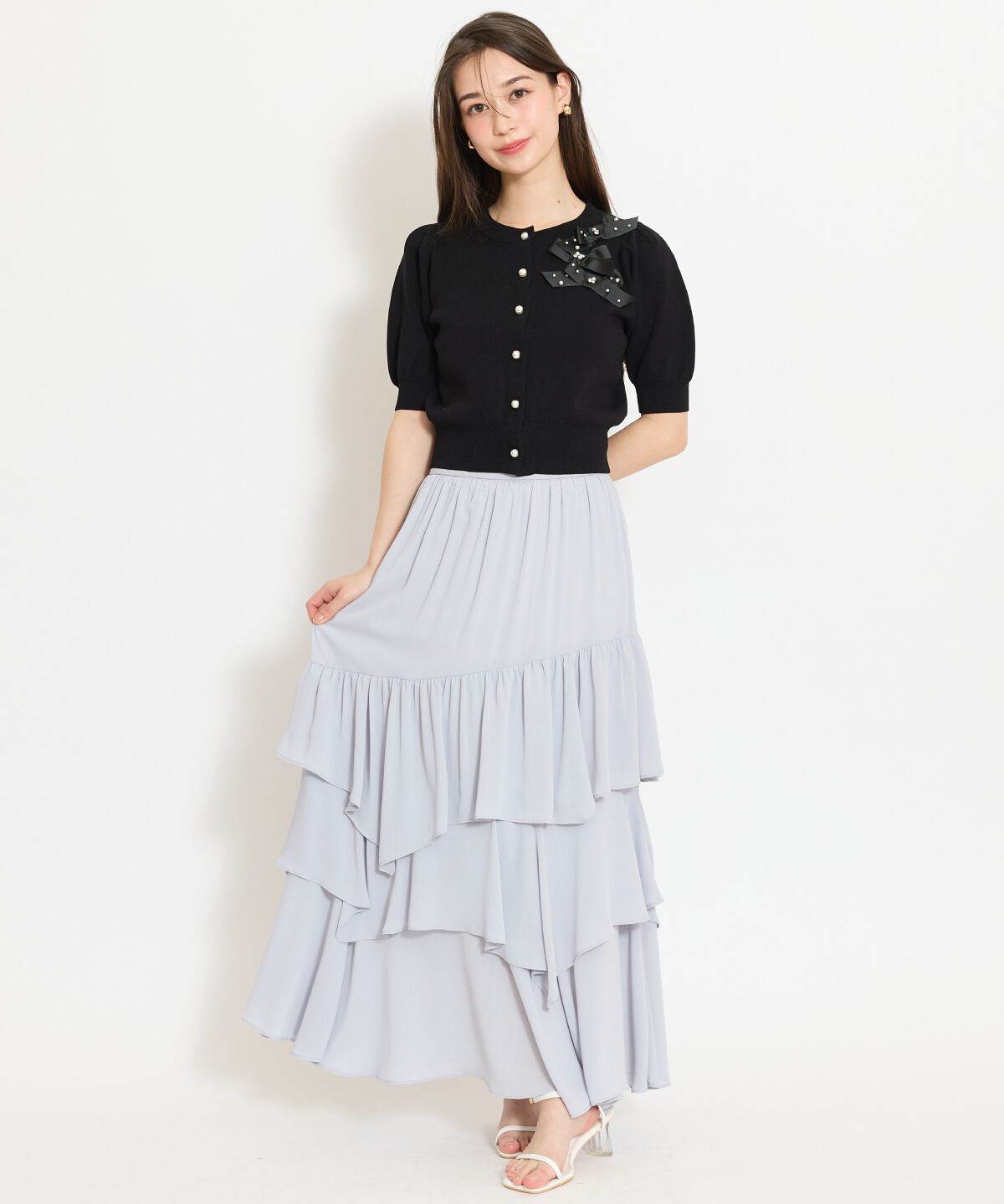 WILLSELECTION「アシメティアードスカート」|フレア|