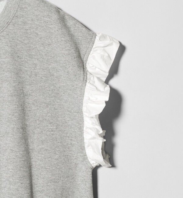 UNITED ARROWS「＜dahl&rsquo;ia＞フリルスリーブ スウェット」|スウェット・ジャージ|