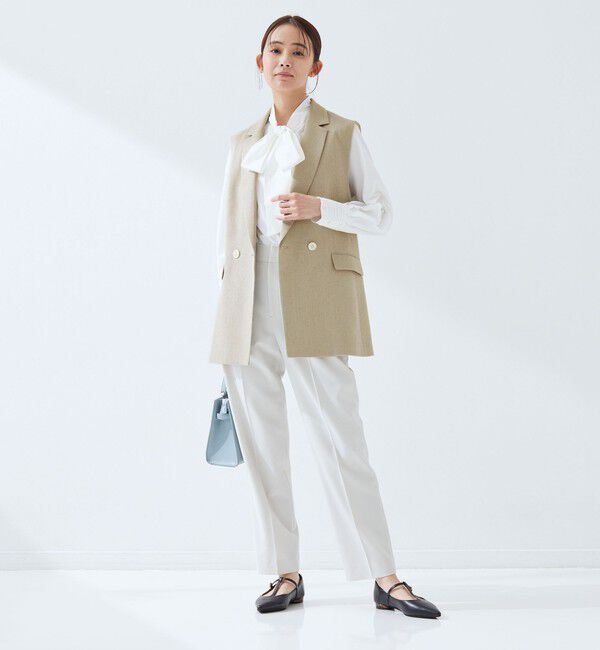 UNITED ARROWS green label relaxing「Greed グリード メランジ テーラード ジレ ウォッシャブル ストレッチ」|ベスト・ジレ|