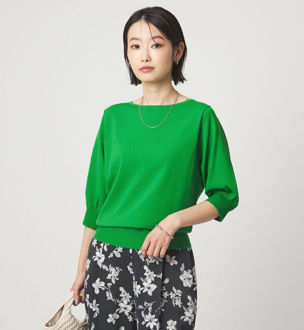UNITED ARROWS green label relaxing「HIYOKE フォルム スリーブ プルオーバー ニット」|ニット・セーター|KELLY