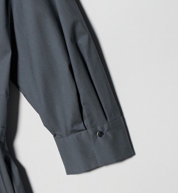 UNITED ARROWS green label relaxing「シャツ襟 フィット＆フレア タック 5分袖 ワンピース」|ワンピース|