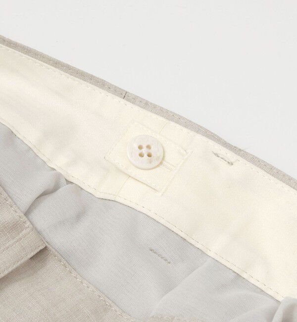 UNITED ARROWS green label relaxing「［size SHORT/TALLあり］ライト リネンライク ストレート パンツ UVカット 通気性」|スラックス|