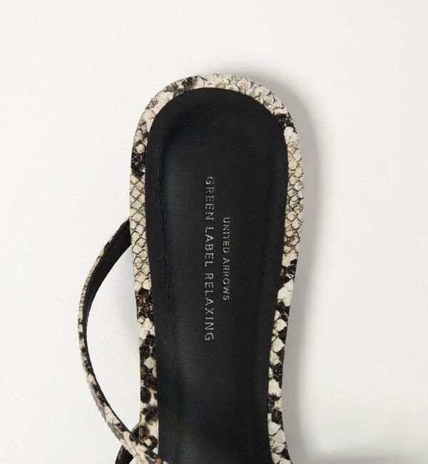 UNITED ARROWS green label relaxing「ライン フラット サンダル」|サンダル|