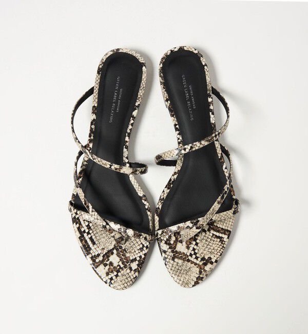 UNITED ARROWS green label relaxing「ライン フラット サンダル」|サンダル|