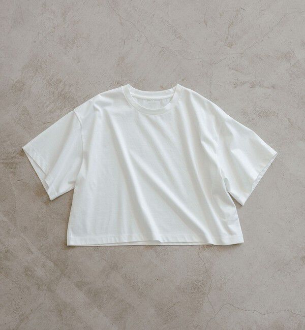 UNITED ARROWS green label relaxing「＜CHIHIRO HYODO&times;green label relaxing＞クロップド ワイド Tシャツ」|Tシャツ・カットソー|