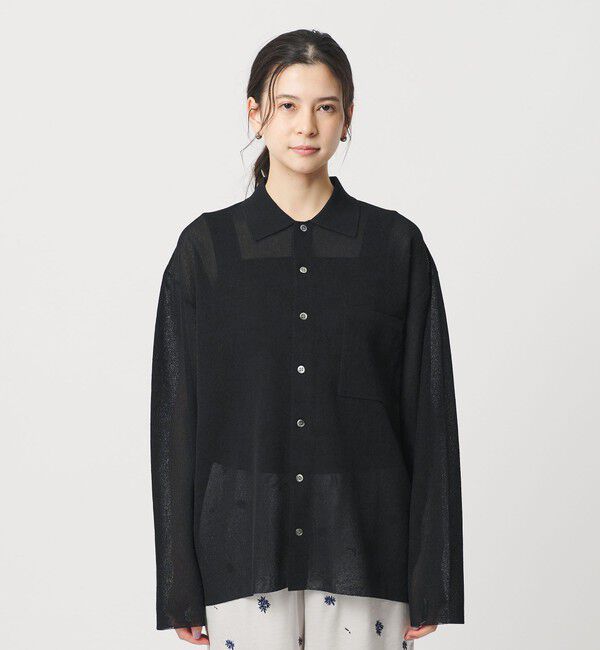 BEAUTY&YOUTH UNITED ARROWS「ミラノリブ シャツカーディガン ウォッシャブル」|カーディガン|