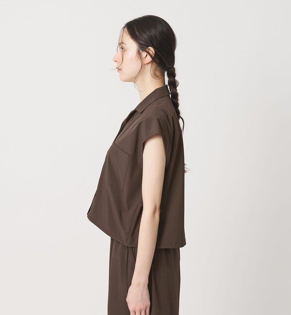 BEAUTY&YOUTH UNITED ARROWS「【WEB限定 Wardrobe DAILY MINIMAL】オープンカラーシャツ＆イージーパンツ 接触冷感 UVカット はっ水」|オールインワン|