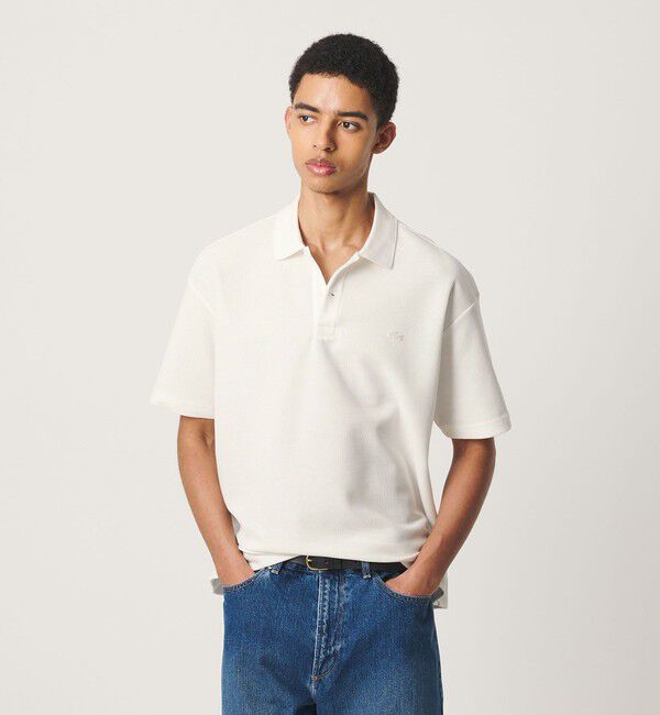 BEAUTY&YOUTH UNITED ARROWS「＜LACOSTE for BEAUTY&YOUTH＞ワントーン ポロシャツ」|ポロシャツ|WHITE