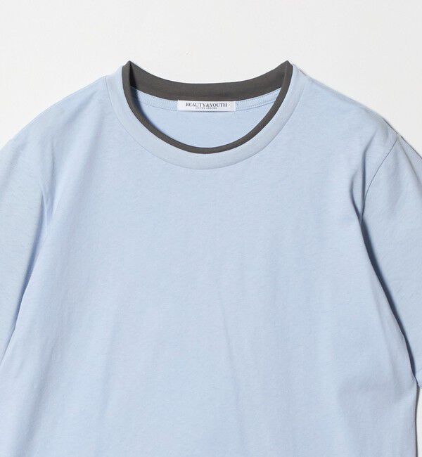 BEAUTY&YOUTH UNITED ARROWS「麻コットン レイヤード クルーネック Tシャツ」|Tシャツ・カットソー|